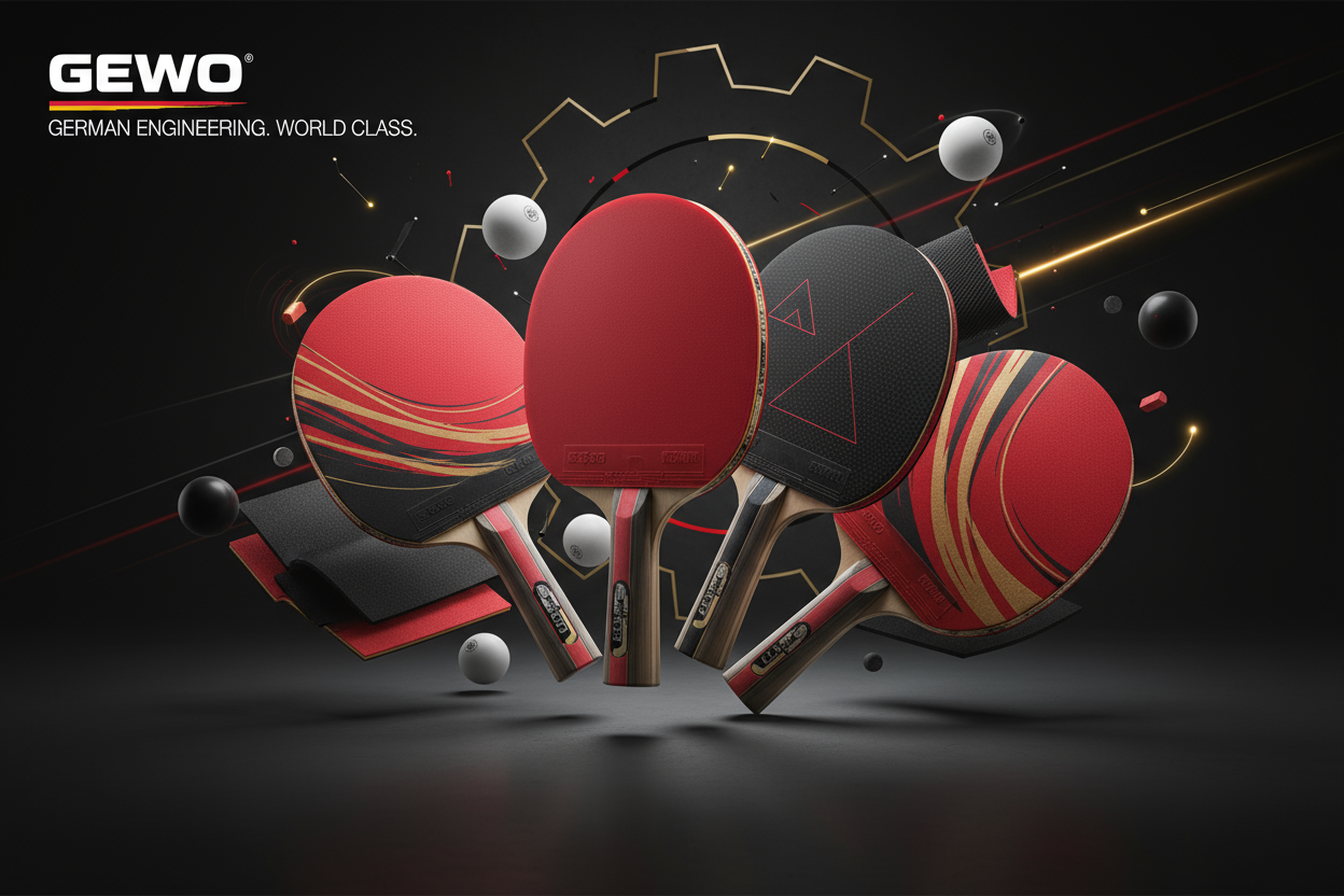 GEWO Table Tennis Gear Guide 2025: Best Bats, Blades & Rubbers for Every Level
