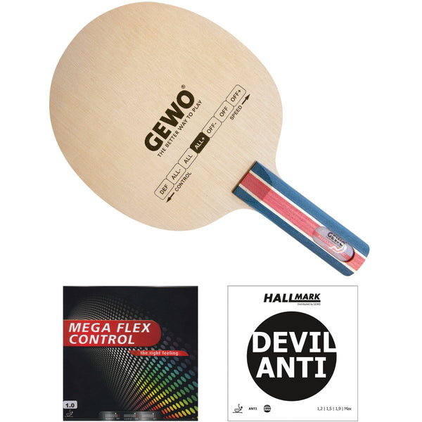 Gewo Bat Allround Classic met Mega Flex Control+Hallmark Devil Anti