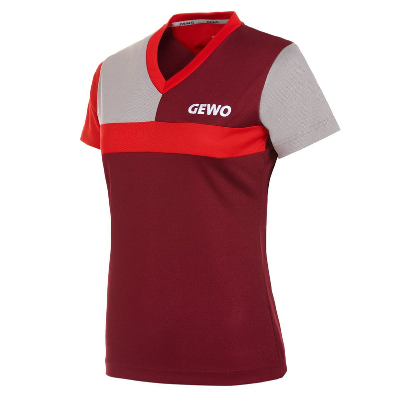 Gewo shirt Ravenna Lady bordeau/rood