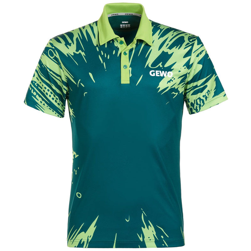 Gewo shirt Mattia green/lime