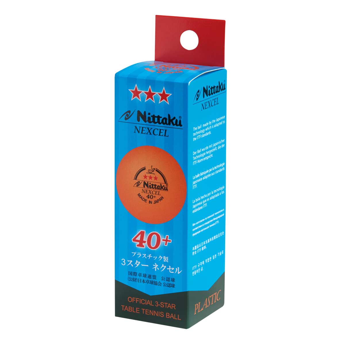 Nittaku Nexcel 40+*** oranje (120)