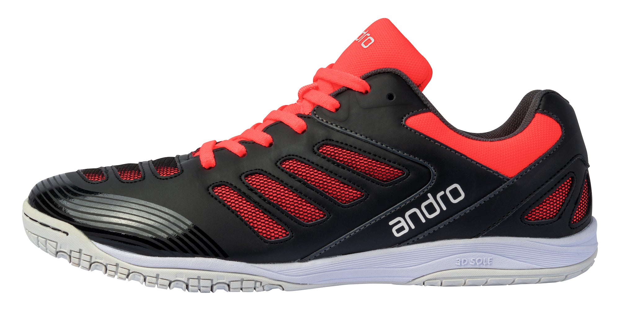 Andro schoenen Cross Step 2 zwart/neonrood