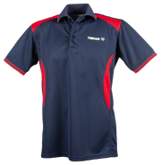 Tibhar shirt Cosmos polyester navy/red