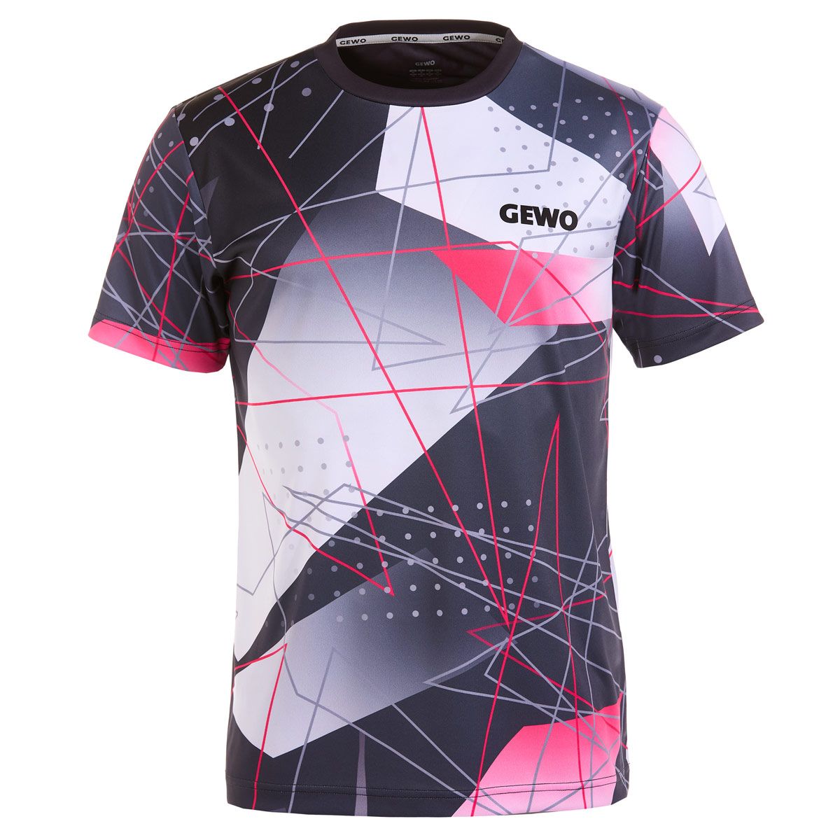 Gewo shirt Lugo I black/pink