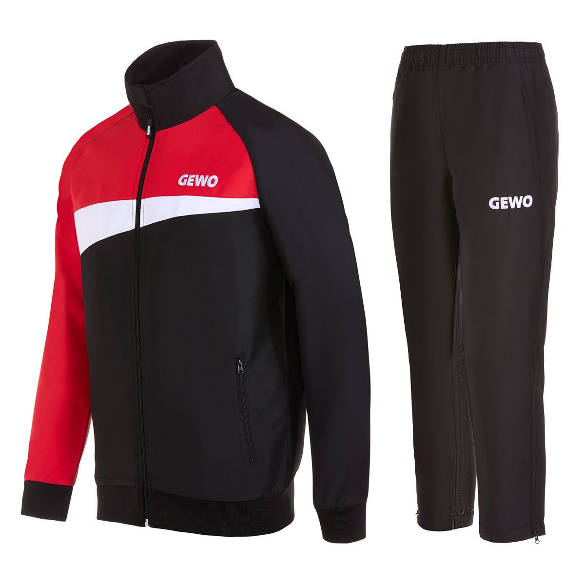 Gewo Tracksuit Fondi I black/red