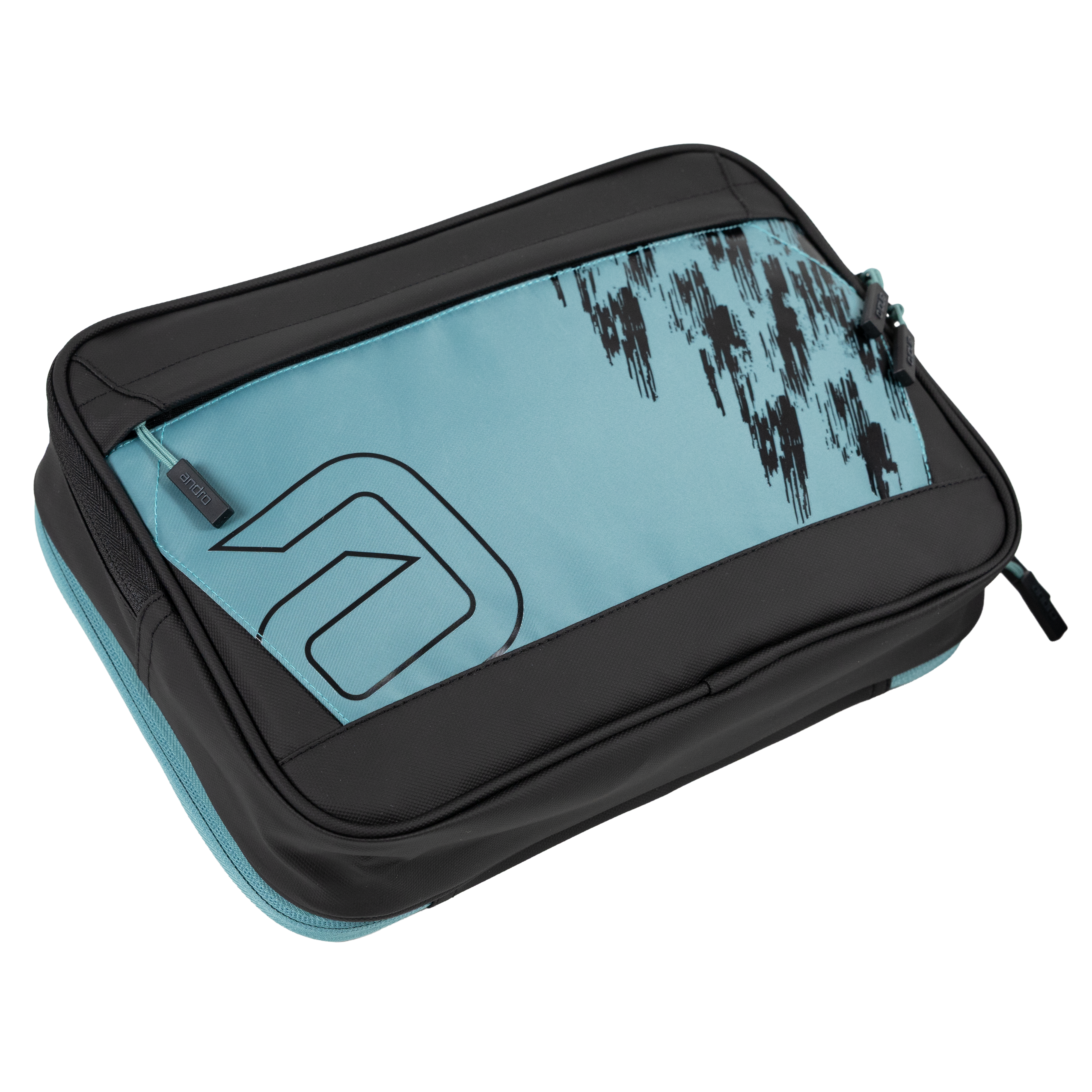 Andro double cover Taiva vert aqua/noir