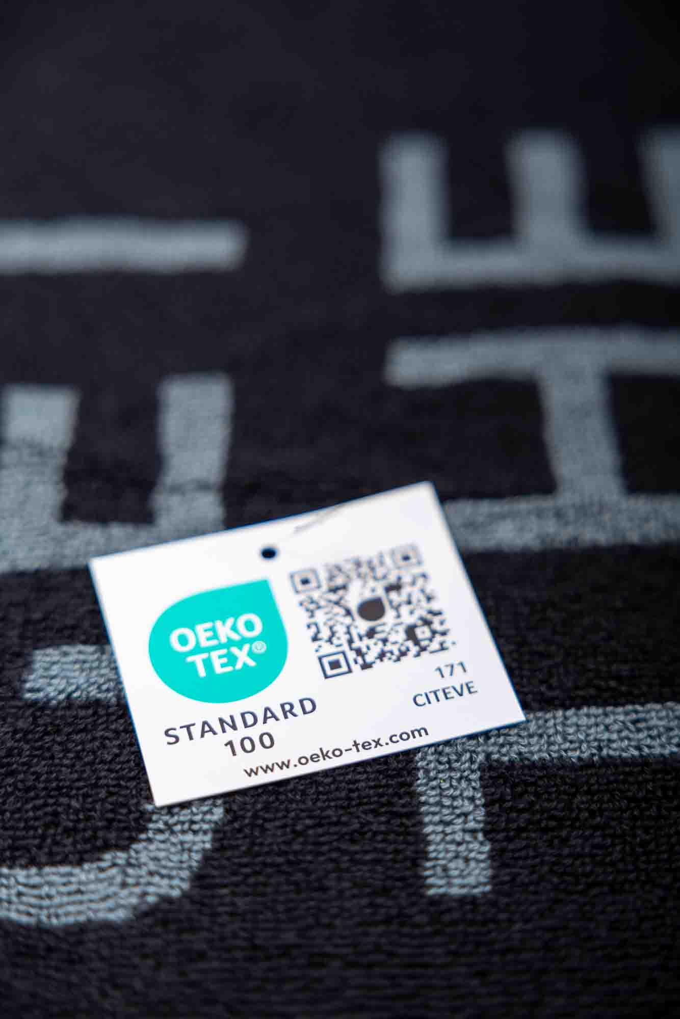 Andro Towel Get The Edge M black/grey/yellow.