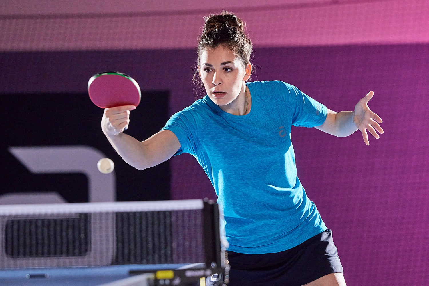 Andro Shirt Melange Alpha lagoon blue