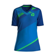 Andro Shirt Ataxa Dames blauw/Green