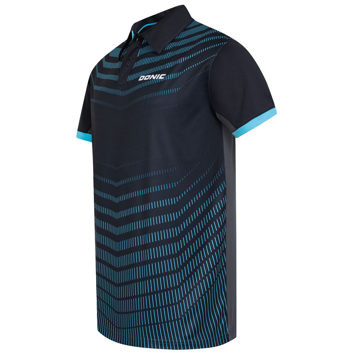 T-shirt Donic Lyra marine/bleu clair/citron vert