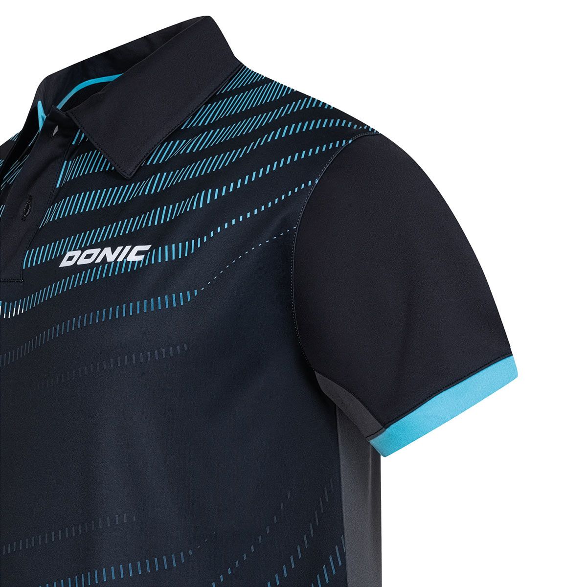 T-shirt Donic Lyra marine/bleu clair/citron vert