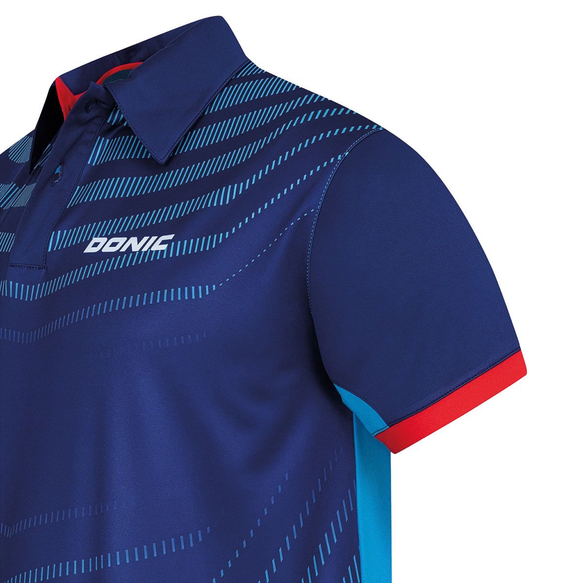 T-shirt Donic Kava marine/rouge