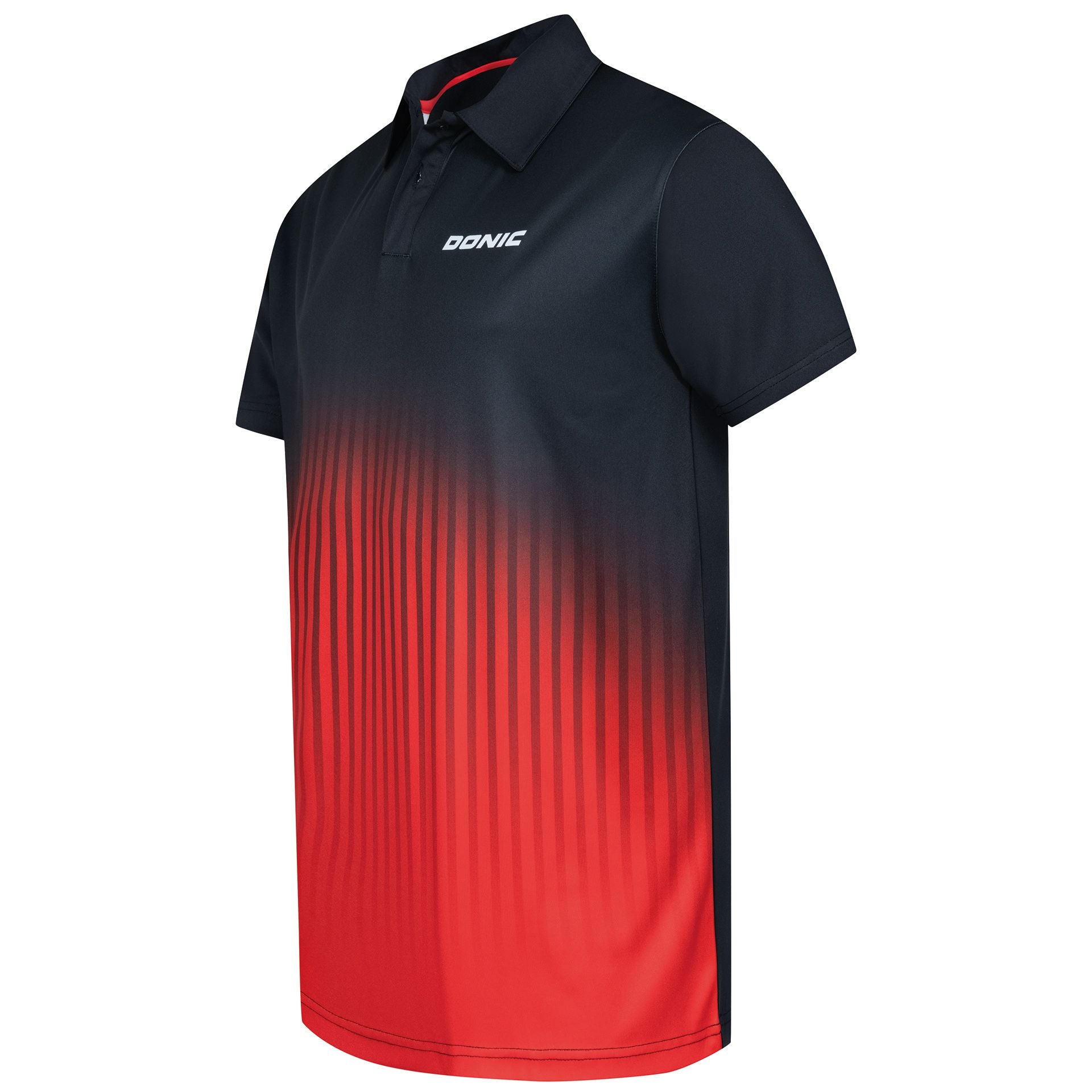 T-shirt Donic Nuvon noir/rouge