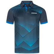 Donic Shirt Aviator marineblauw/cyaanblauw