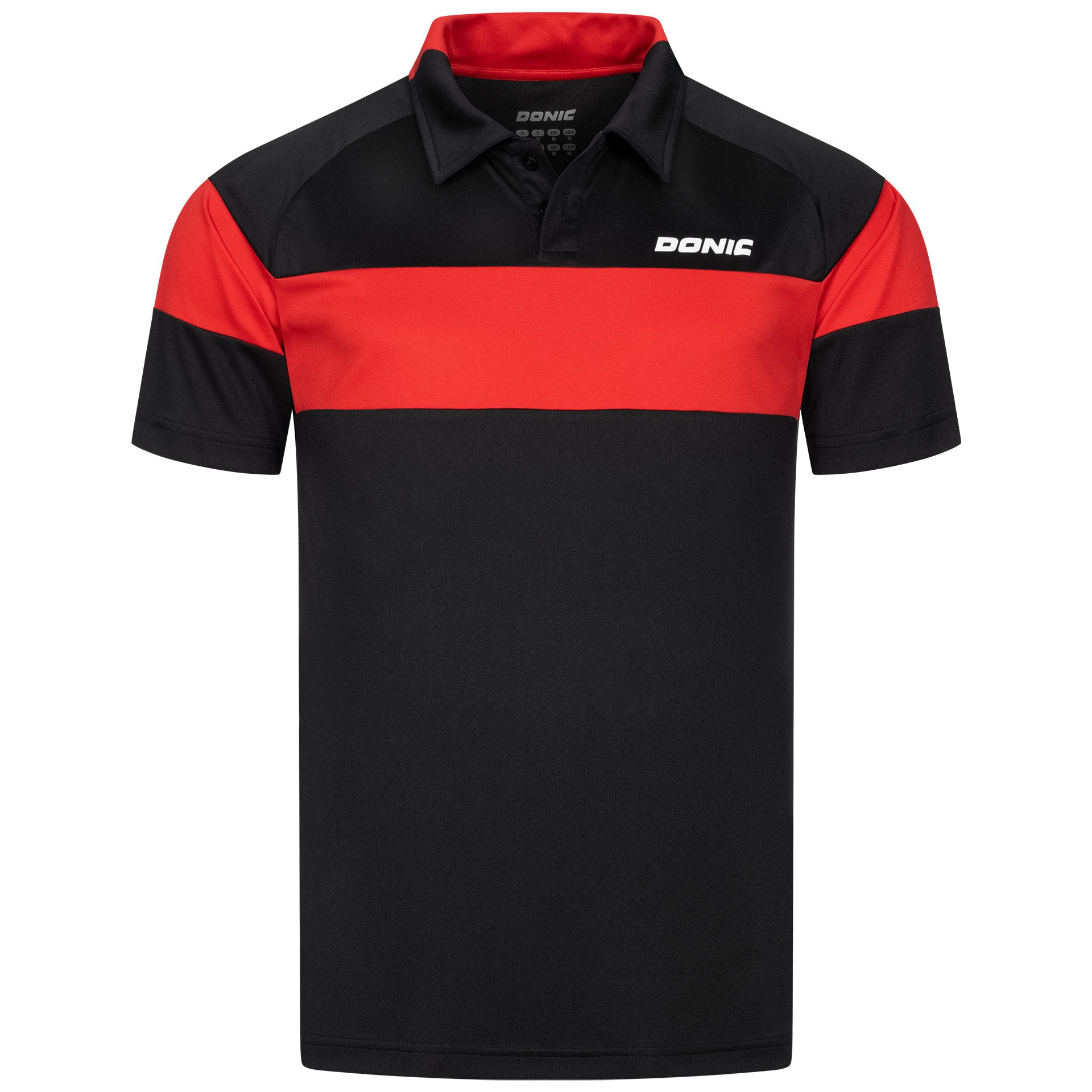 Donic shirt Nitroflex zwart/rood