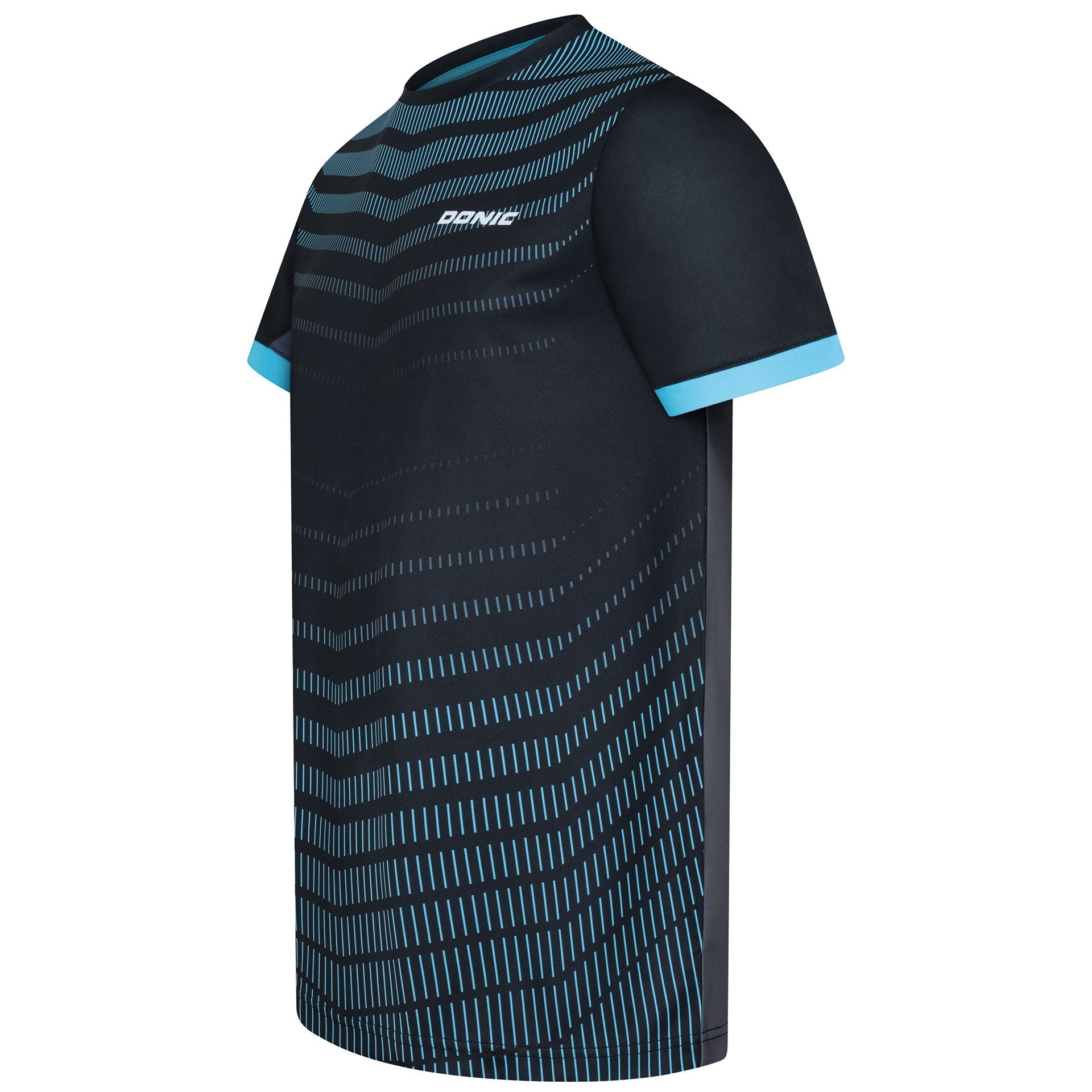 T-shirt Donic Driva Junior marine/cyan