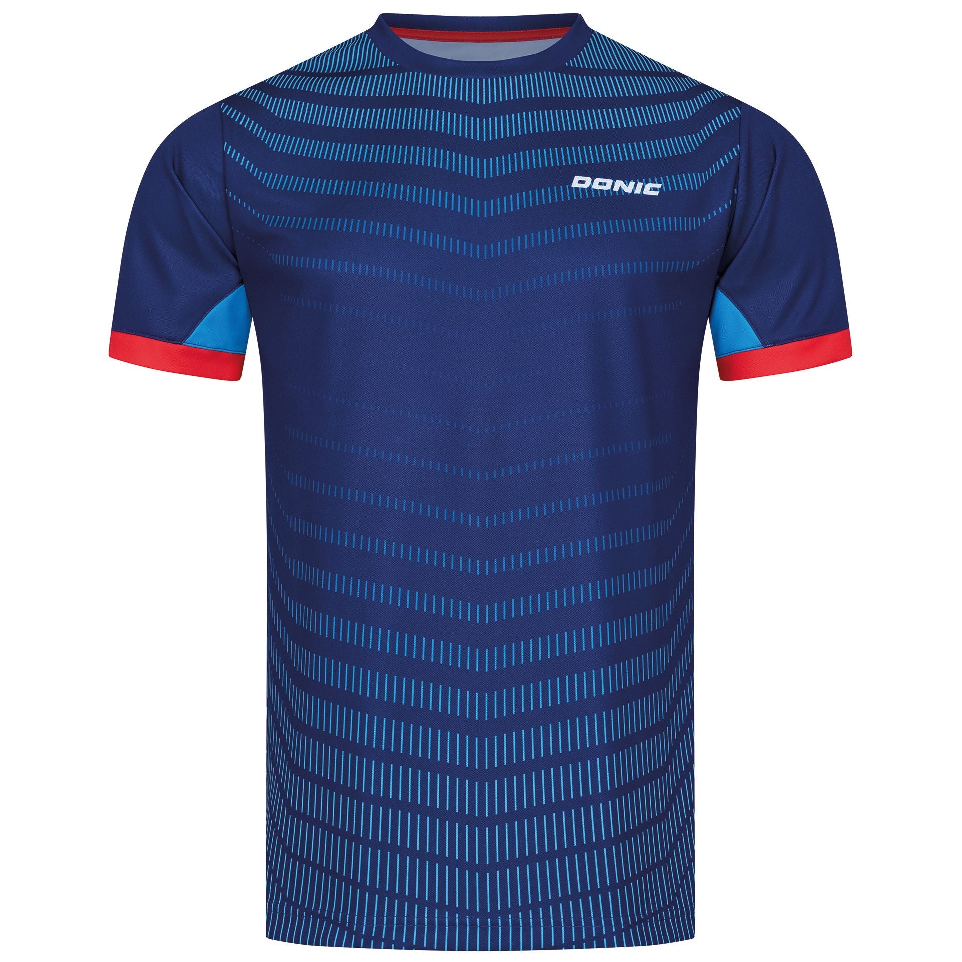 Donic t-shirt Driva Junior navy/cyaan