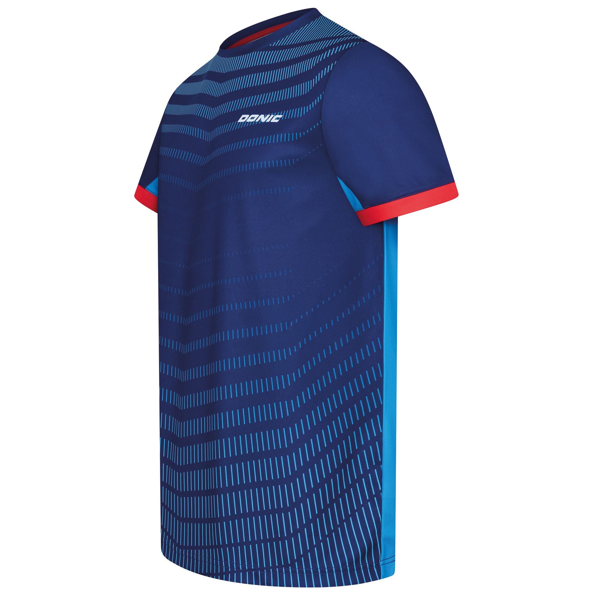 Donic t-shirt Driva Junior navy/cyaan