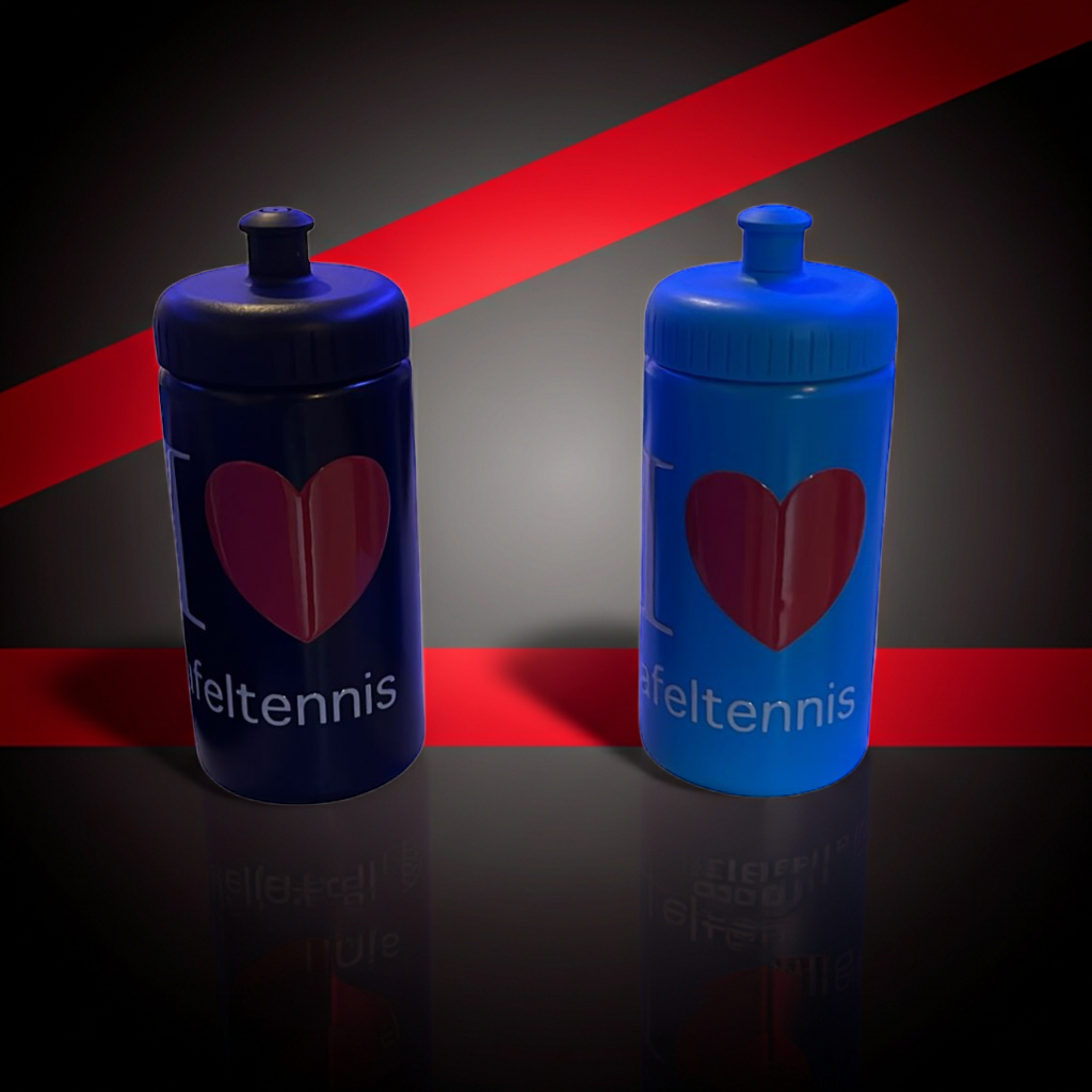 Waterfles - Ik hou van tafeltennis