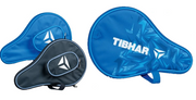 Housse Tibhar Spectra ronde avec compartiment à balles bleue