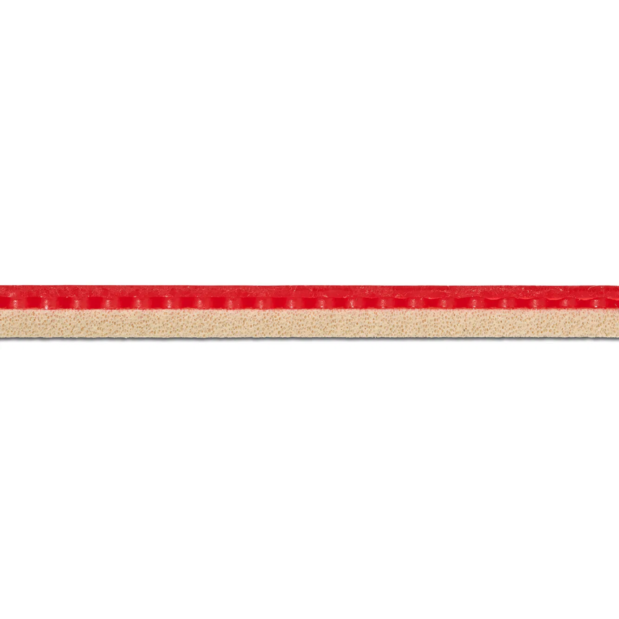 Yasaka Rakza 7 rubber sponge cross section