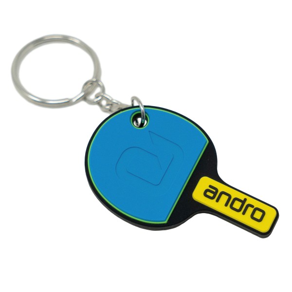 Andro Bat-Keyring blue/black/yellow