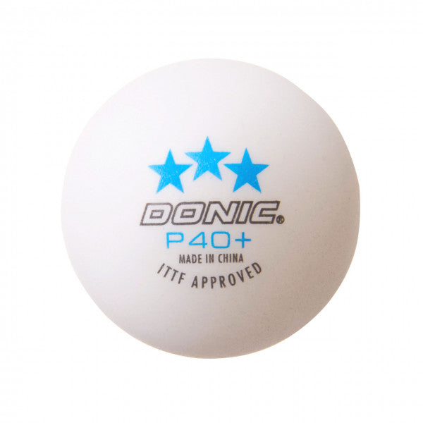 Donic Ball P40+ *** blanc (3)