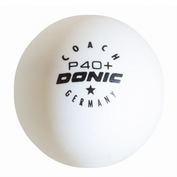 Donic Ball Coach P40+ *blanc (6)