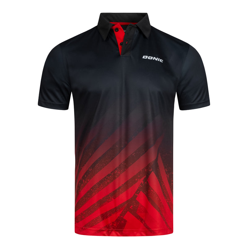 Donic shirt Flow noir/rouge