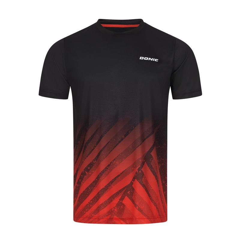 Donic T-Shirt Argon Junior noir/rouge