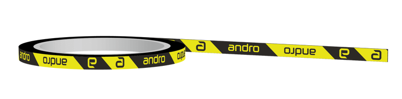 Andro Edge Tape CI 12mm-5m noir/jaune